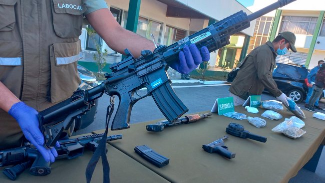 Desbaratan a banda criminal santiaguina que operaba en la Macrozona Sur