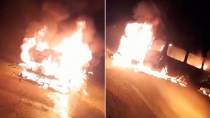  Queman furgón en Tirúa en primer ataque tras fin del estado de excepción en macrozona sur 