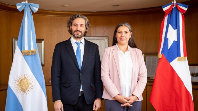 Canciller argentino recibe a Bárbara Figueroa previo a la visita del Presidente Boric