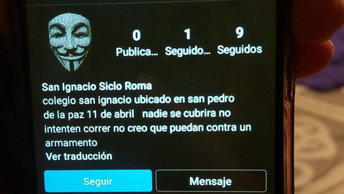 Colegio de San Pedro de La Paz denunció amenaza de ataque armado a estudiantes del recinto