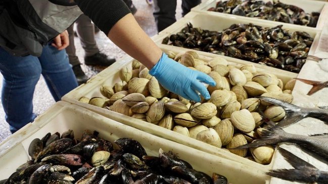 Ñuble: Instalan barrera sanitaria para evitar ingreso de pescados y mariscos contaminados