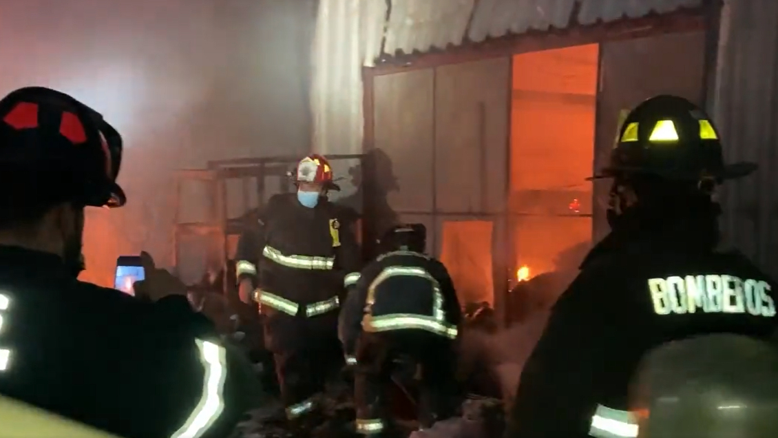 Incendio consumió empresa de almacenaje industrial en La Cisterna