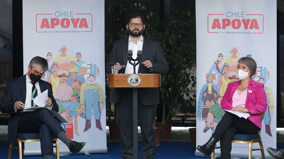 Boric presentó plan de recuperación por 3.700 millones de dólares, 