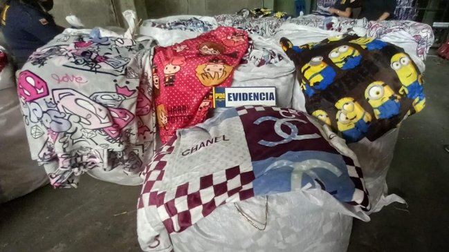 Incautan más de dos mil productos falsificados con logos de reconocidas marcas en Iquique