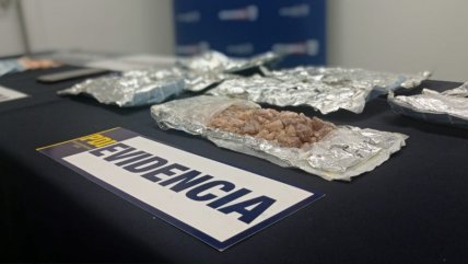   PDI incautó en el aeropuerto 2.135 gramos de éxtasis granulado 