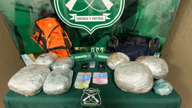 Gracias a can antidrogas: Decomisan 39 millones de pesos en marihuana en control carretero en Nogales