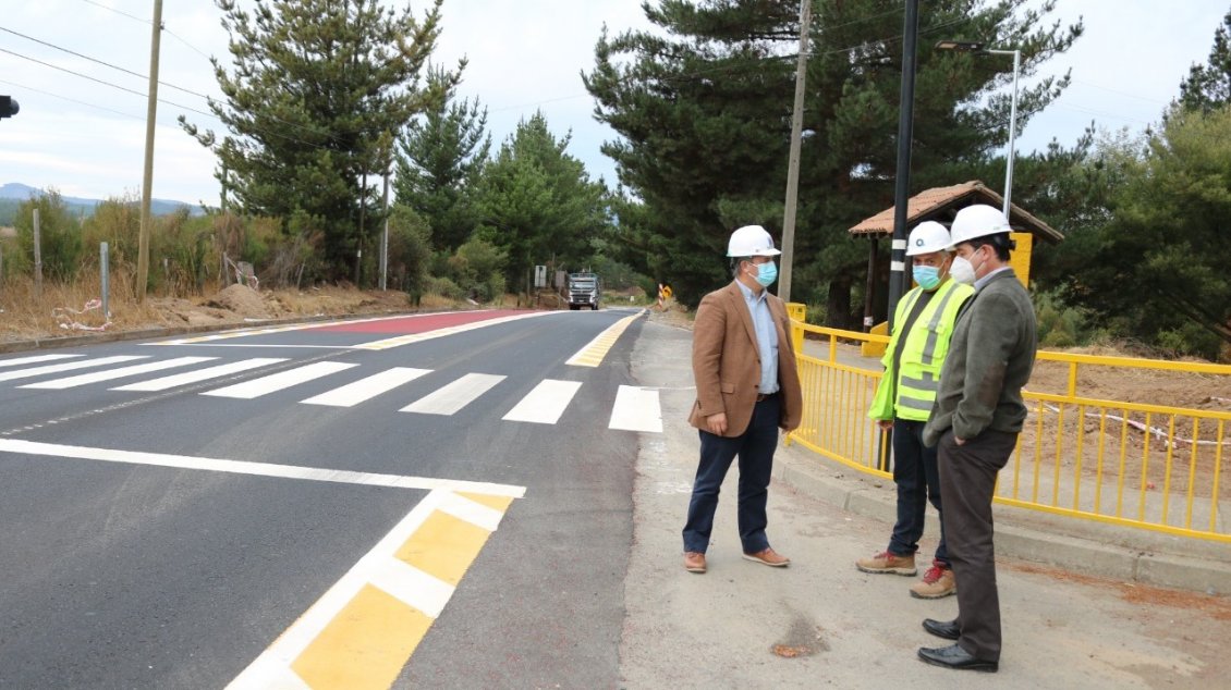 Ruta Los Conquistadores lleva 79% de avance en reposición de tramo entre Quirihue y Coelemu