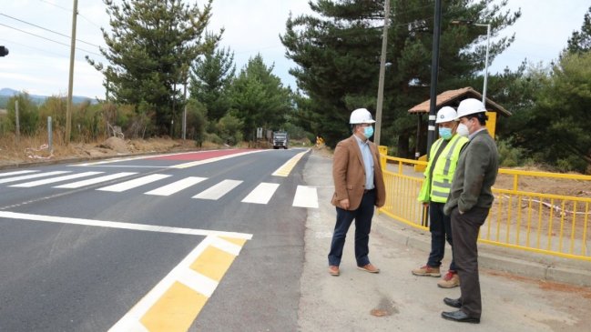 Ruta Los Conquistadores lleva 79% de avance en reposición de tramo entre Quirihue y Coelemu