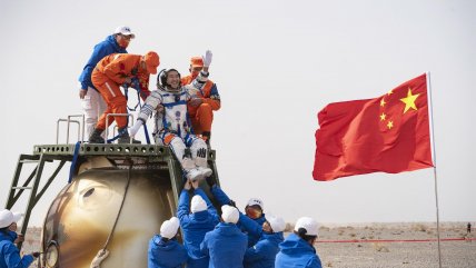   Cápsula china con tres astronautas aterrizó tras 183 días en el espacio 