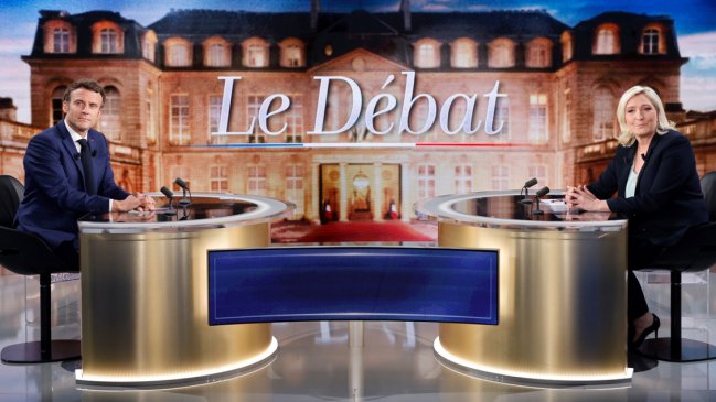 Francia: Macron y Le Pen chocaron sobre Rusia y Europa en debate previo a la elección