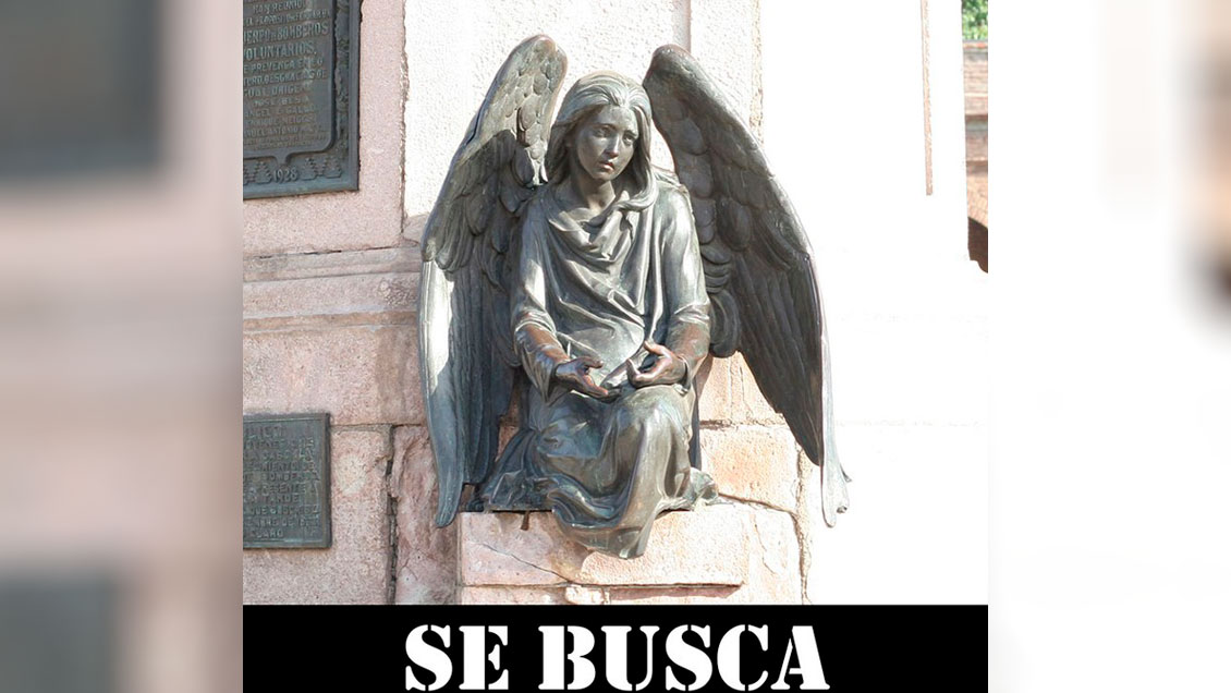 Arquitecto denunció robo de histórico ángel desde tumba en el Cementerio General