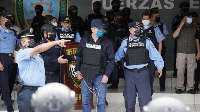  Ex presidente hondureño fue extraditado a EEUU por narcotráfico  