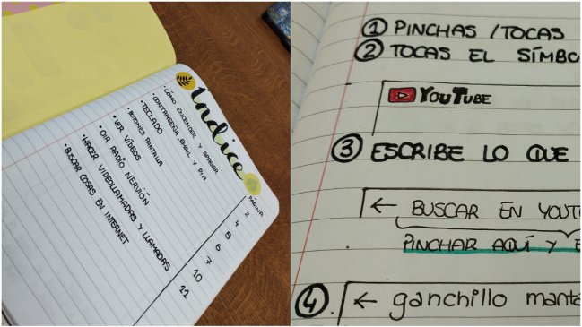 Joven hace un manual para enseñar a su abuela a usar su tablet