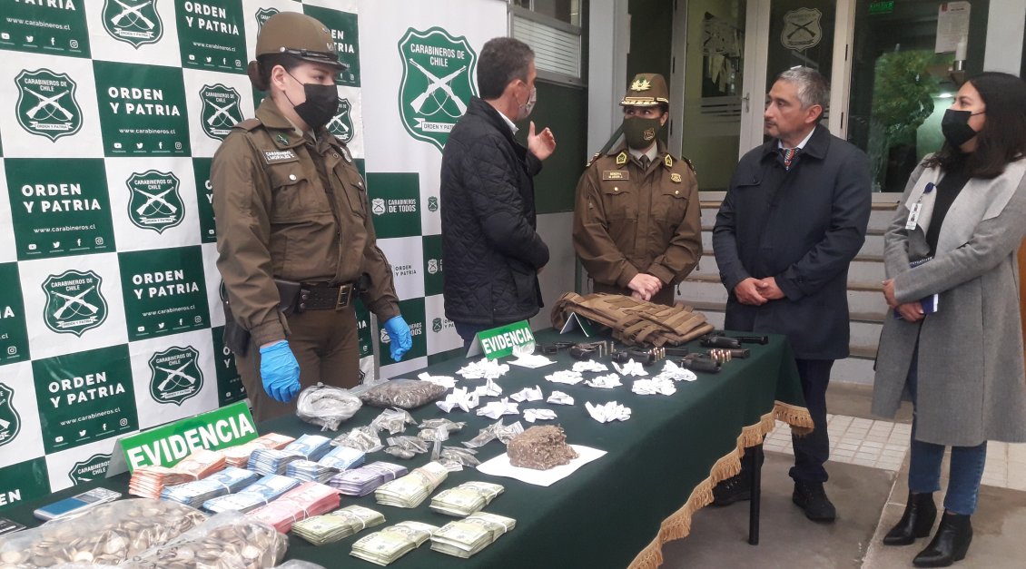 Carabineros detuvo a 20 personas en operativos antidrogas en barrios de Chillán y Chillán Viejo