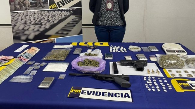 PDI desbarató banda que traficaba drogas en villa de Lo Prado
