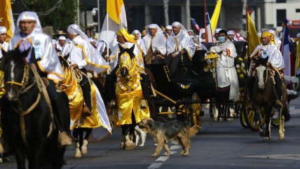   Vistosa celebración de la fiesta de Cuasimodo en Lo Barnechea 