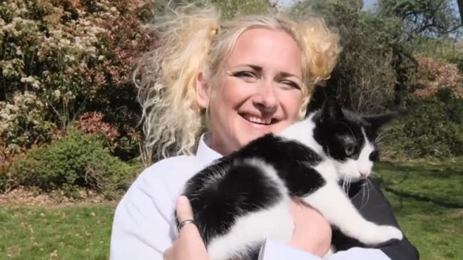  Mujer se casó con su gata para evitar que las separen  