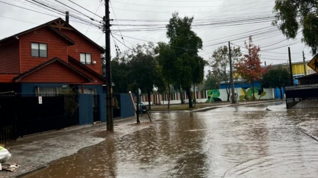 Chillán: Lluvias dejaron a 3.000 clientes sin luz y a cuatro escuelas sin clases