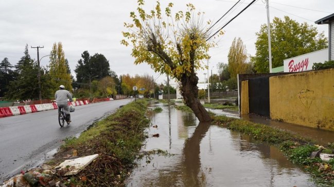 Sistema frontal permitió monitoreo del plan maestro de aguas lluvias para evitar anegamientos en Chillán