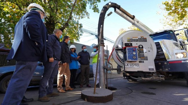 Ñuble inicia plan invierno de servicios sanitarios con limpieza de colectores y alcantarillas