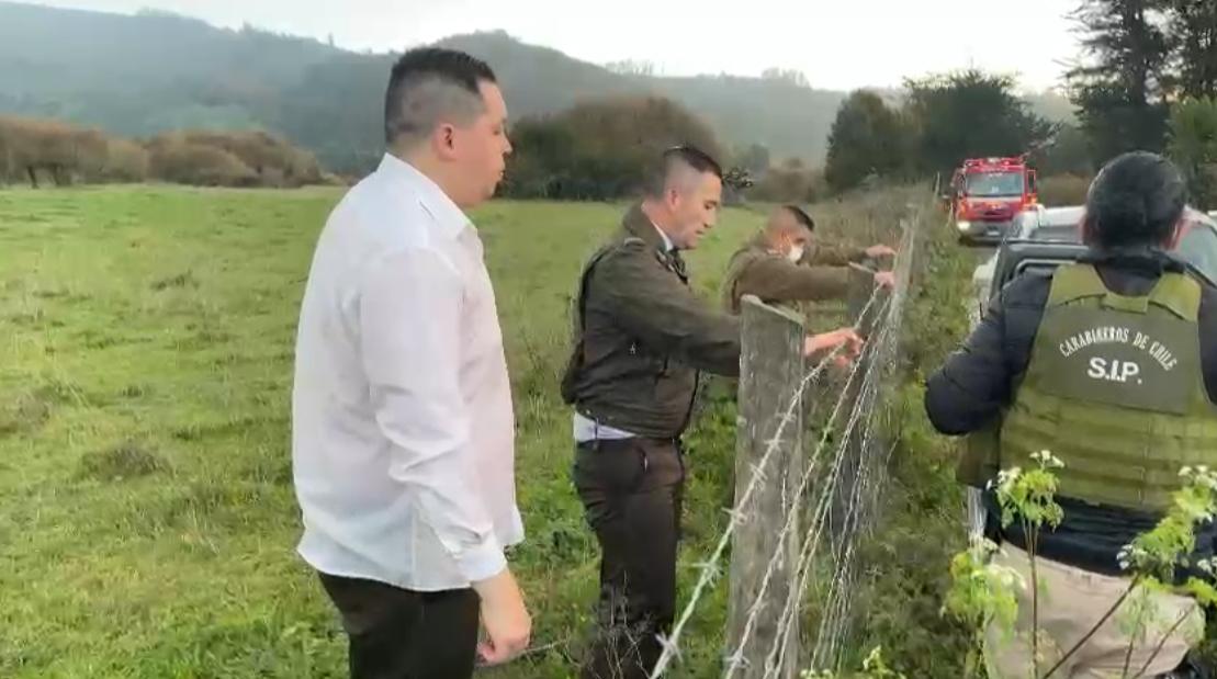 Dos carabineros salvaron a mujer que se lanzó al río en La Araucanía