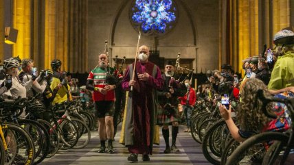   Bendición anual de bicicletas en Nueva York volvió tras dos años de pausa por pandemia 