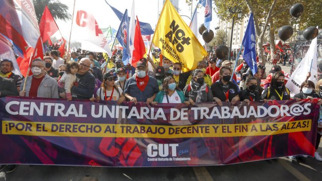 Día de los Trabajadores: CUT lidera manifestaciones en diversos puntos del país
