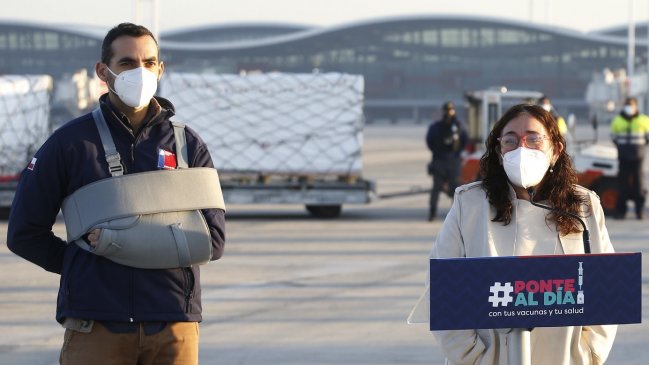 Ministerio de Salud recibió un cargamento de 1,7 millones de dosis de Moderna