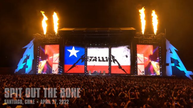 Metallica estrena registros oficiales de su paso por Chile