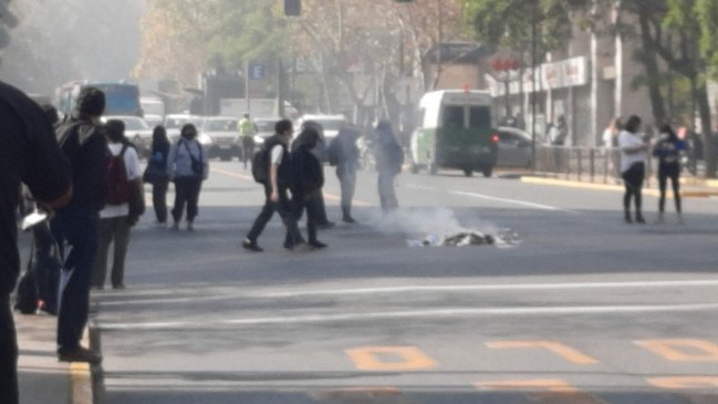 Protesta mantiene interrumpido el tránsito en Providencia