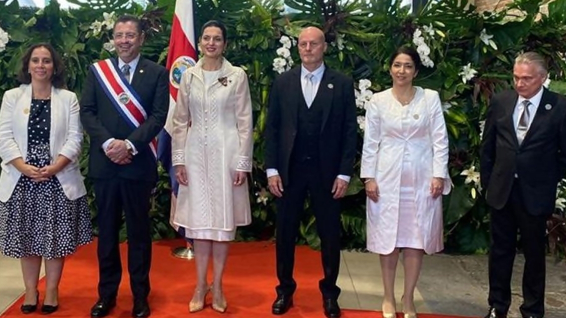 Canciller Urrejola representó a Chile en el cambio de mando en Costa Rica