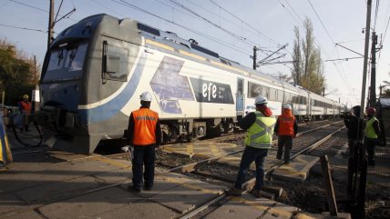   Caída de cable de alta tensión provoca suspensión del servicio del tren Rancagua-Estación Central 