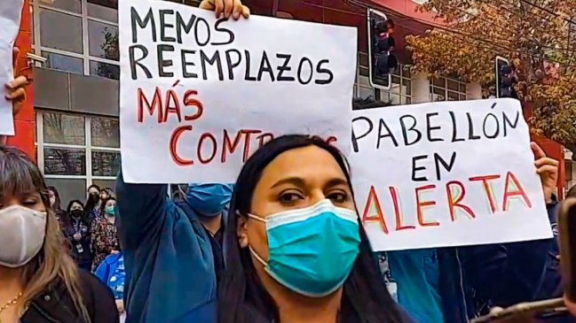 Médicos del Maule solidarizan con enfermeros del Hospital Regional que denunciaron falta de personal