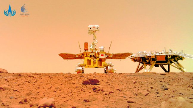   Sorprendente hallazgo: Explorador espacial chino encontró evidencia de agua en Marte 