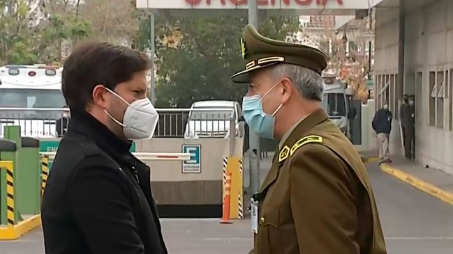 Presidente Boric visitó a carabinero de la escolta que fue secuestrado y baleado en Colina