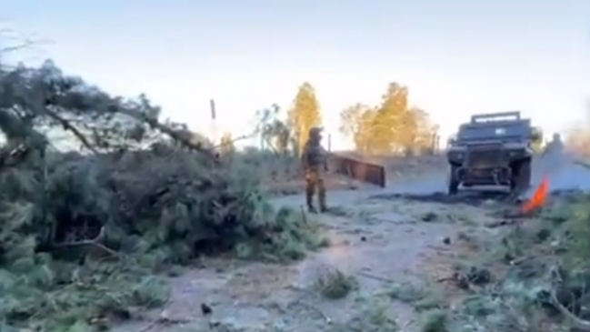 Desconocidos cortaron con barricadas carretera en Collipulli