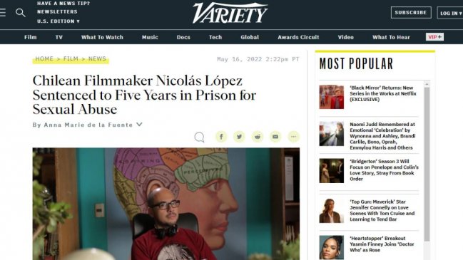   Medios internacionales hicieron eco de la sentencia de Nicolás López 