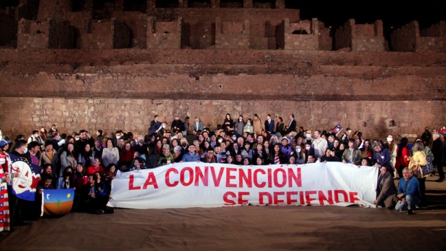 Convención presentó en las Ruinas de Huanchaca el borrador de la nueva Constitución