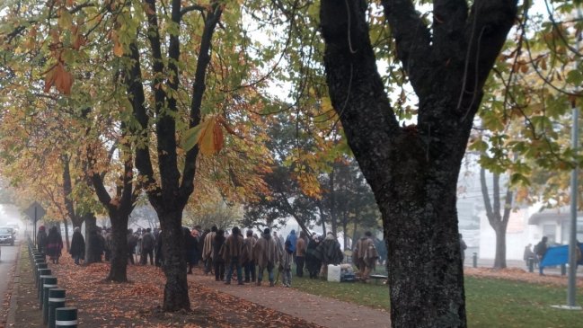 Héctor Llaitul aparece en visita masiva a presos mapuche en la Cárcel de Temuco