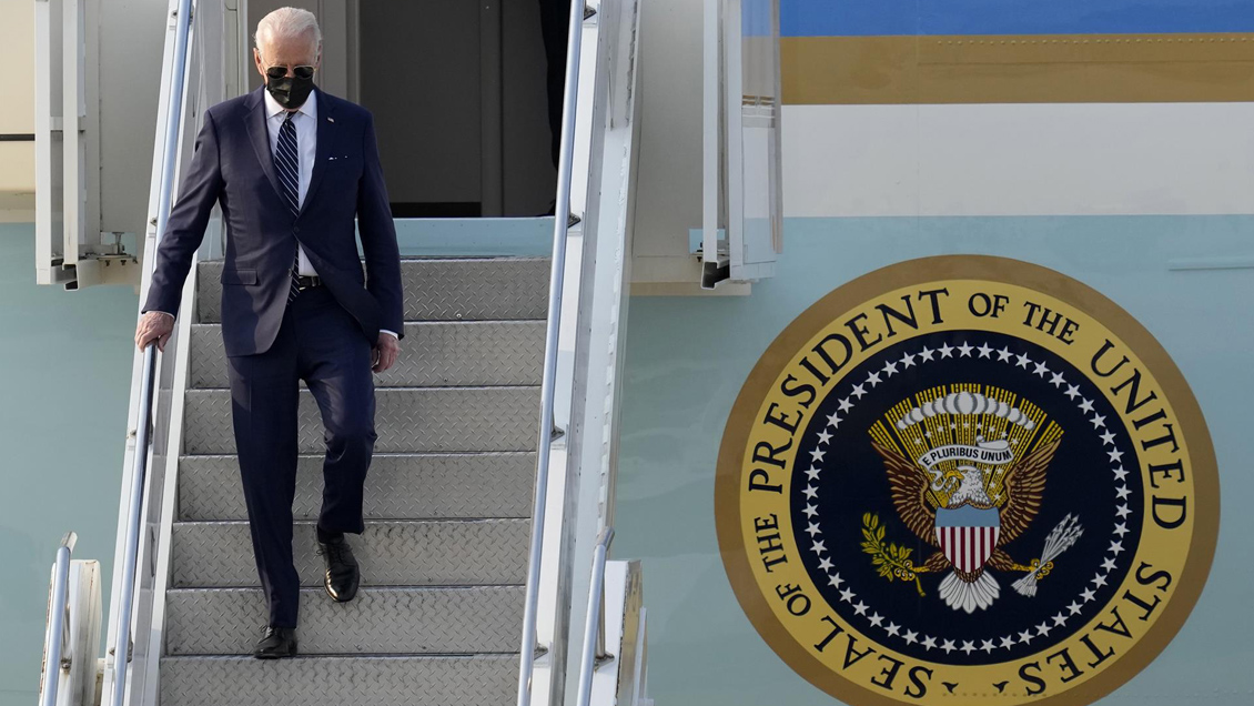 Joe Biden aterrizó en Corea del Sur e inicia su primera gira por Asia