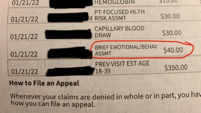 Clínica cobra casi 35 mil pesos a mujer por llorar en consulta médica