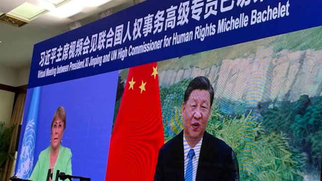  Xi a Bachelet: Nadie puede decirle a China cómo defender derechos humanos 