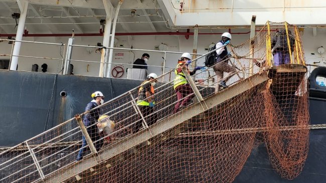 12 tripulantes de barco que atracó en Coquimbo fueron aislados por brote de Covid-19