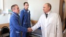 El recorrido de Putin en su visita a soldados rusos heridos en la guerra
