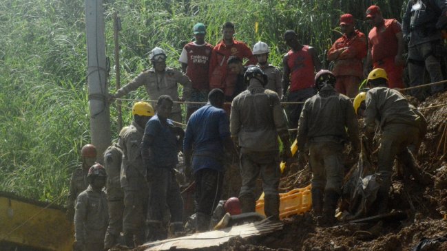Fuertes lluvias en Brasil dejaron al menos 28 muertos este sábado en el estado de Pernambuco