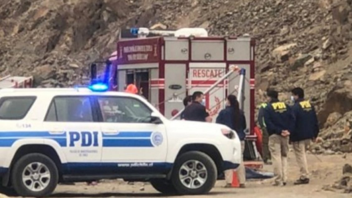 Onemi confirmó identidad de cuerpo encontrado en pique minero de Tocopilla