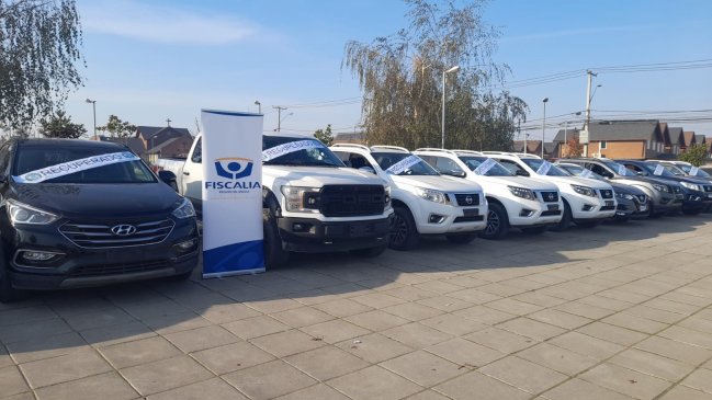 Carabineros recuperó más de 30 vehículos robados en Santiago y detuvo a 17 personas