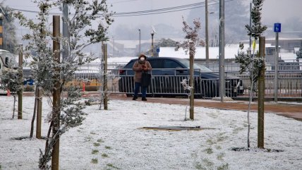   Temuco amaneció bajo la nieve y con -6 grados este miércoles 