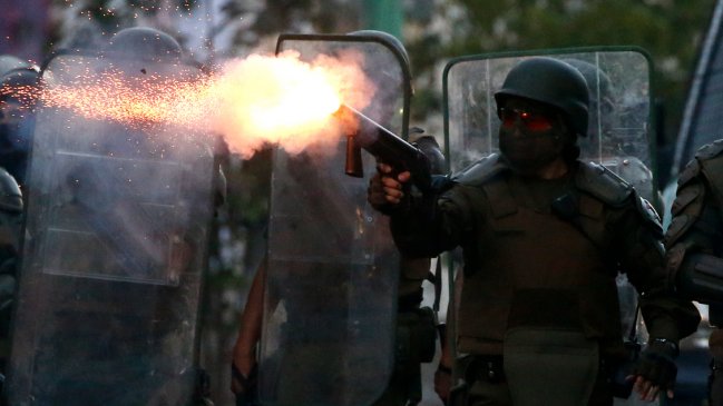 En prisión preventiva carabinero que causó daño ocular y fractura de cráneo a manifestante