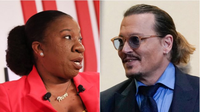 Tras veredicto final de caso Depp y Heard: Fundadora de #MeToo asegura que movimiento sigue 